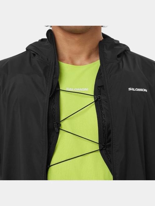 Salomon Sense Aero Wind Jkt M férfi futódzseki fekete színben 4