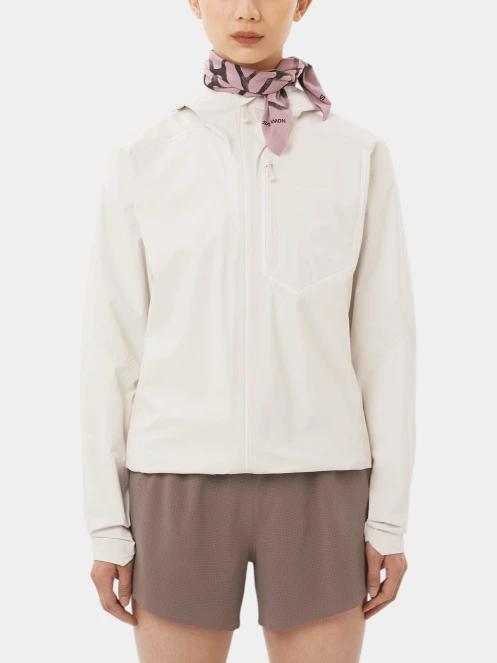 Salomon Bonatti Pro Jkt W női futódzseki fehér színben 2