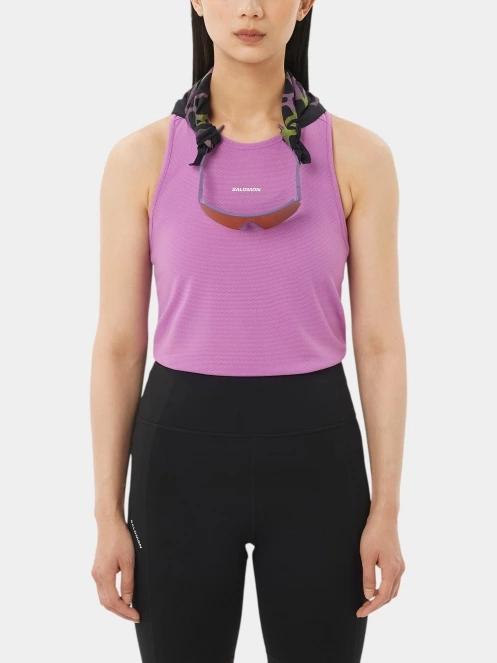 Salomon Shkout Core Tank W női tank top magenta színben 2