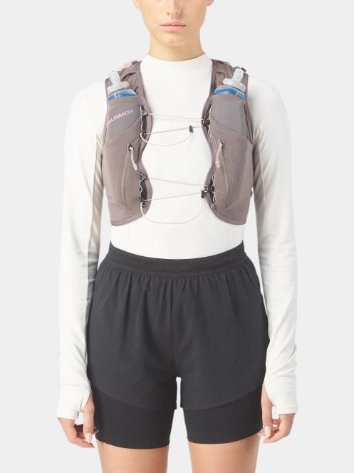 Salomon Adv Skin 12 W Grad Set női futómellény lila színben 2