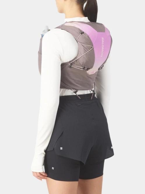 Salomon Adv Skin 12 W Grad Set női futómellény lila színben 3