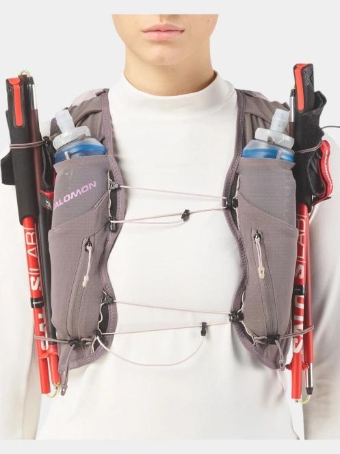 Salomon Adv Skin 12 W Grad Set női futómellény lila színben 6