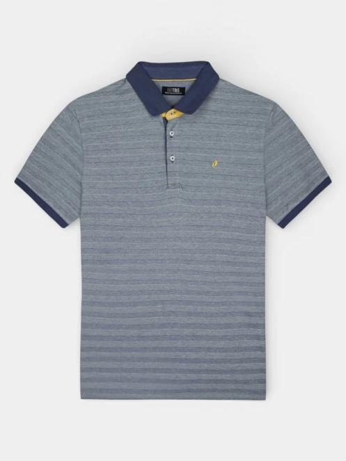 TBS Sammipol férfi galléros póló kék színben 2