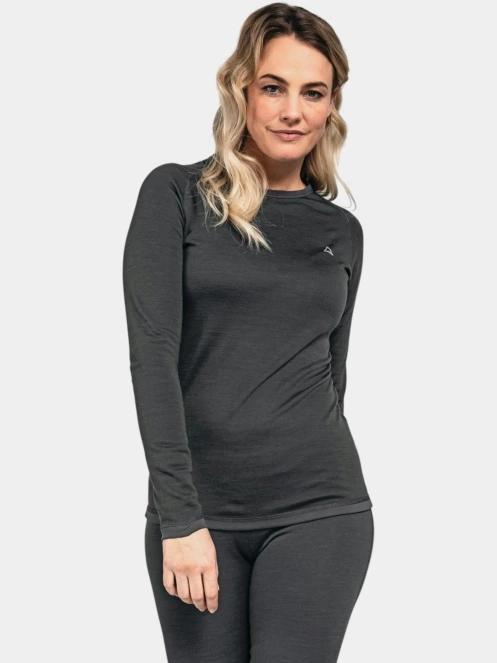 Schöffel Merino Sport Shirt 1/1 Arm W női aláöltöző felső fekete színben 2