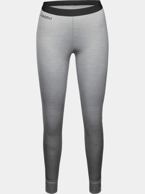 Schöffel Merino Sport Pants long W női aláöltöző nadrág szürke színben 5