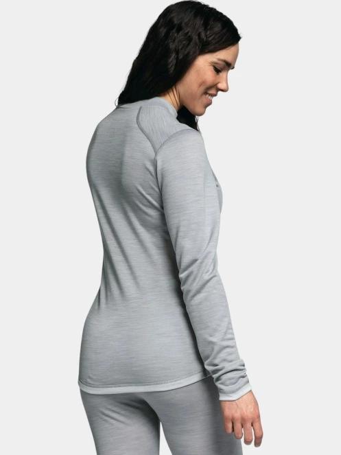 Schöffel Merino Turtle Neck L női aláöltöző felső szürke színben 4
