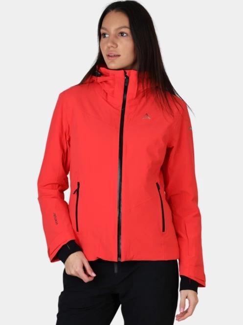 Schöffel Jacket Style Safuna WMS női síkabát piros színben 2