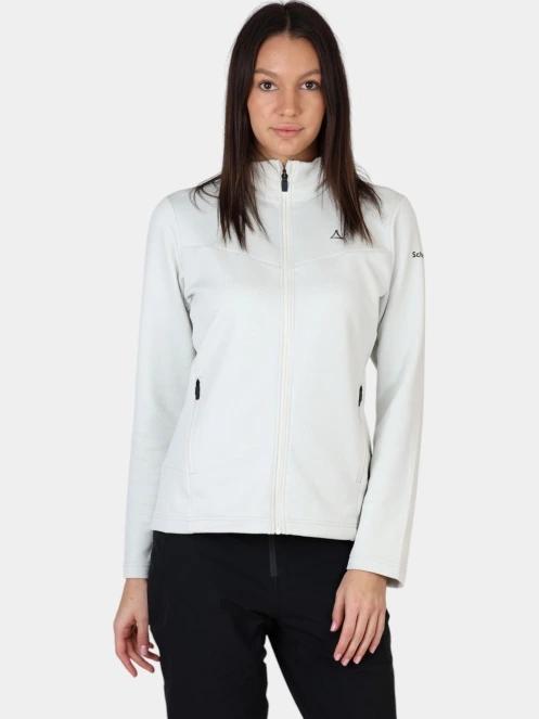 Schöffel Fleece Jk Style Pine WMS női polár pulóver fehér színben 2