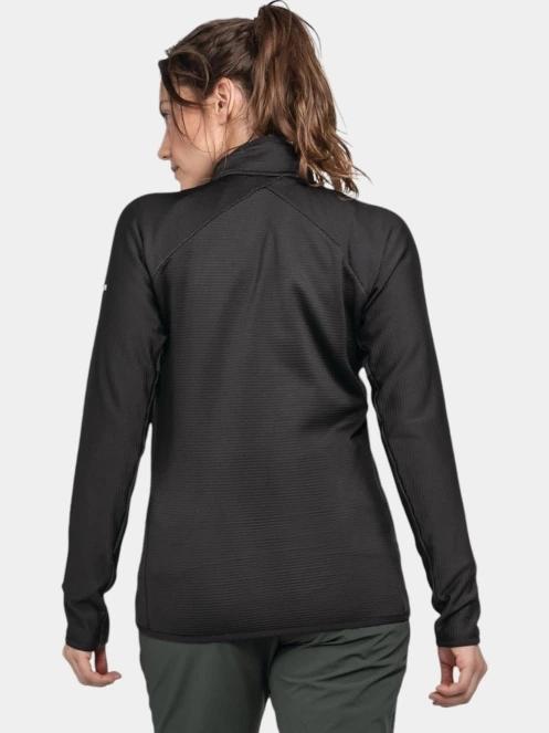 Schöffel Fleece Jk Style Pine WMS női polár pulóver fekete színben 4
