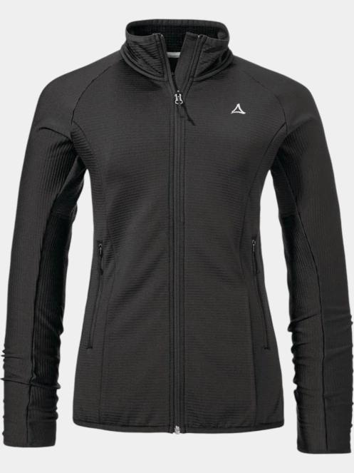 Schöffel Fleece Jk Style Pine WMS női polár pulóver fekete színben 5