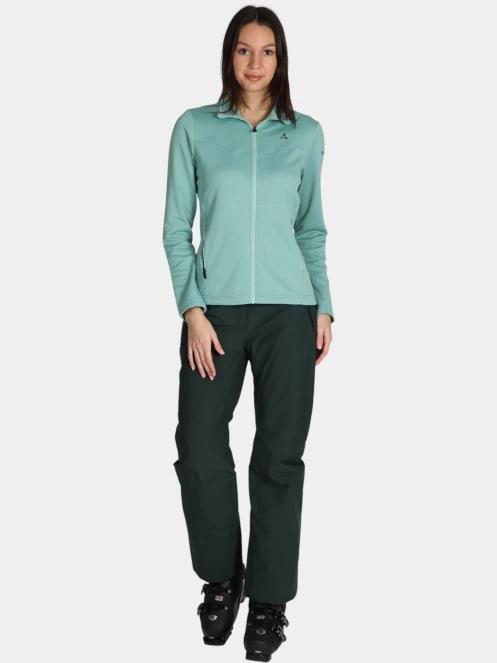 Schöffel Fleece Jk Style Pine WMS női polár pulóver világoszöld színben 5