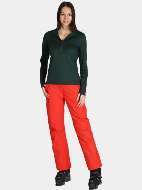 Schöffel Longsleeve Style Pine WMS női polár pulóver sötétzöld színben 5