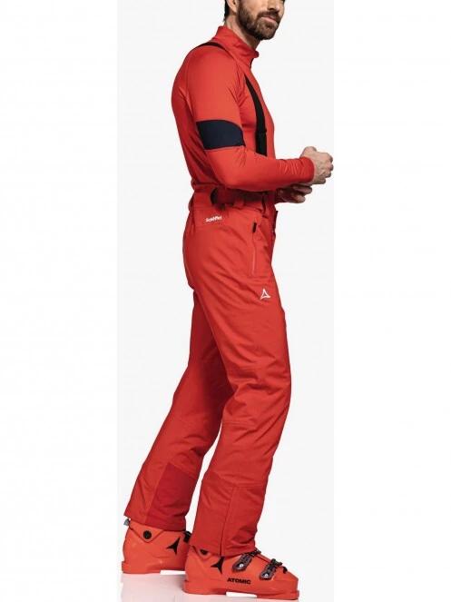 Schöffel Ski Pants Weissach M férfi sínadrág piros színben 3
