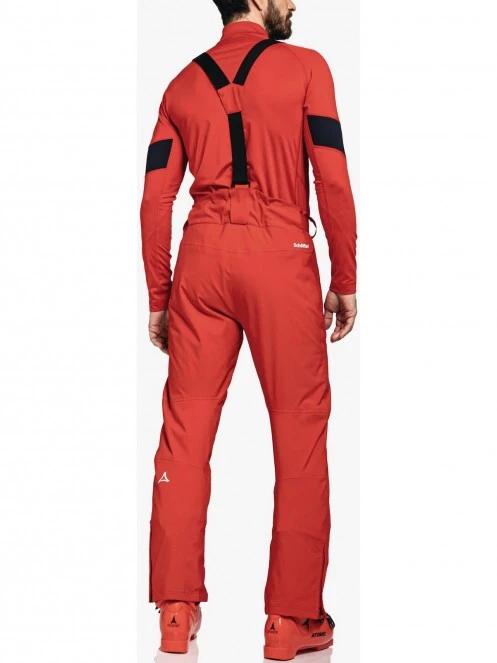 Schöffel Ski Pants Weissach M férfi sínadrág piros színben 4