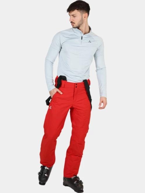 Schöffel Ski Pants Weissach M férfi sínadrág piros színben 6