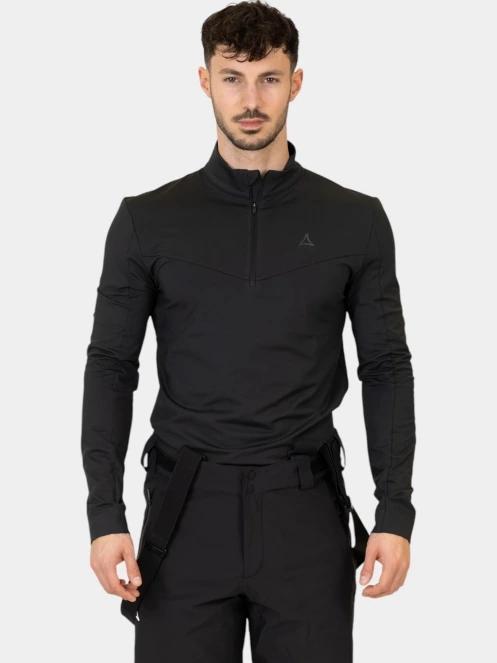 Schöffel Longsleeve Fiss M férfi polár pulóver fekete színben 2