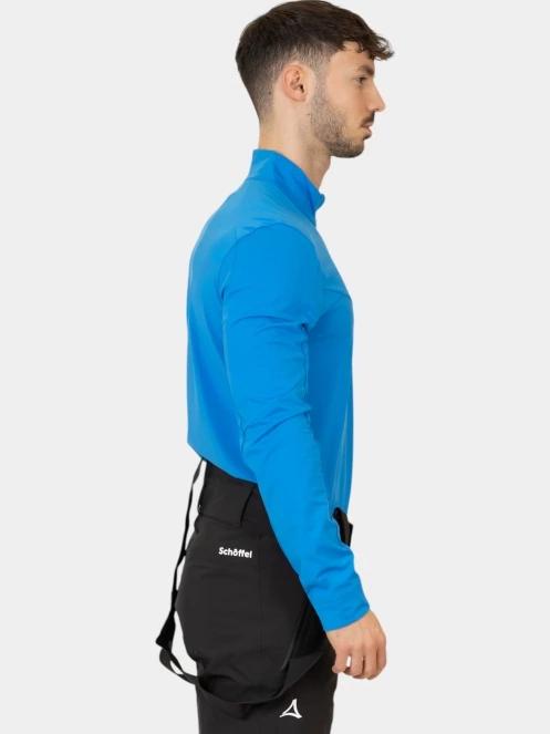 Schöffel Longsleeve Fiss M férfi polár pulóver kék színben 5