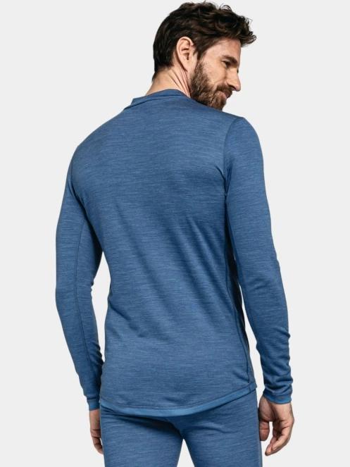 Schöffel Merino Turtle Neck M férfi aláöltöző felső kék színben 4
