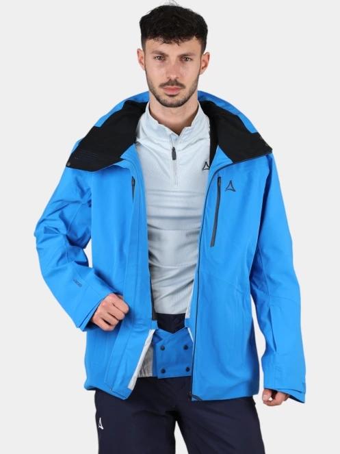 Schöffel Ski Jacket Pontresina M férfi síkabát kék színben 10
