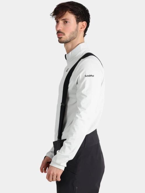 Schöffel Longsleeve Style Pine MNS férfi polár pulóver fehér színben 3