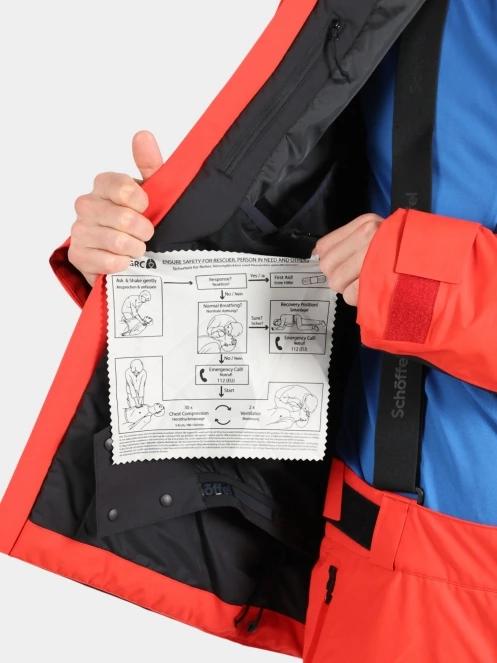 Schöffel Jacket Style Trifex MNS férfi síkabát piros színben 11