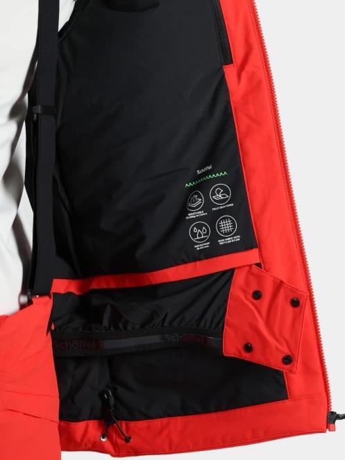 Schöffel Jacket Style Skuta MNS férfi síkabát piros színben 8