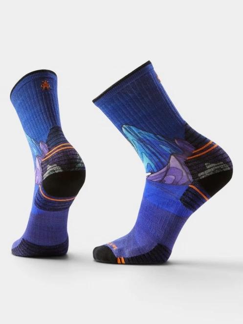 Smartwool Hike Targeted Cushion Mountain Myth Prin túrazokni multikolor színben 2