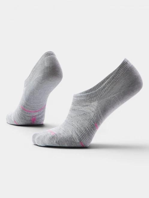 Smartwool Women's Run Zero Cushion No Show Socks női sportzokni szürke színben 2