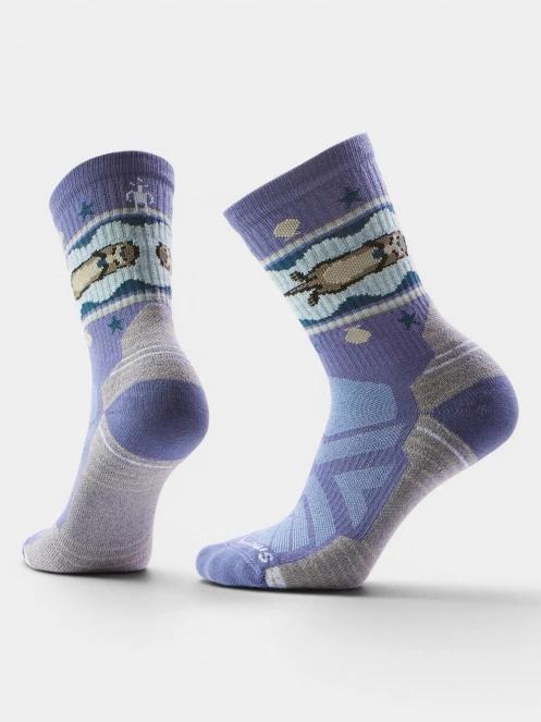 Smartwool Women's Hike Light Cushion Otter Float C női túrazokni lila színben 2