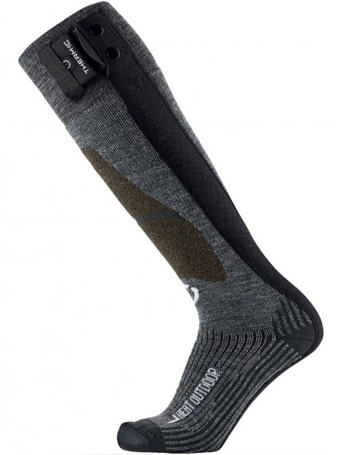 THERM-IC Powersocks Heat Fusion Outdoor fűthető zokni fekete színben 2