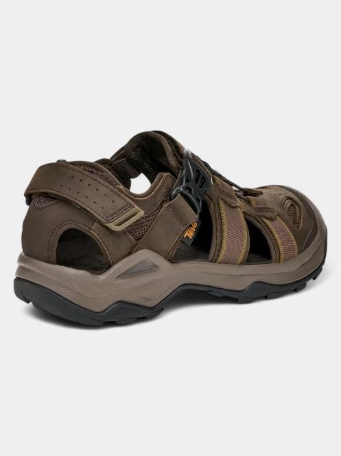 Teva Omnium 2 Leather férfi túraszandál barna színben 5