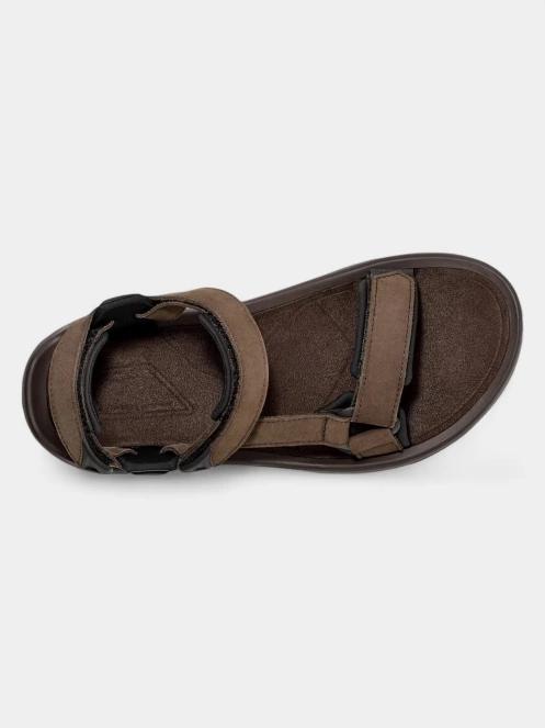 Teva Terra Fi 5 Universal Leather férfi túraszandál barna színben 6