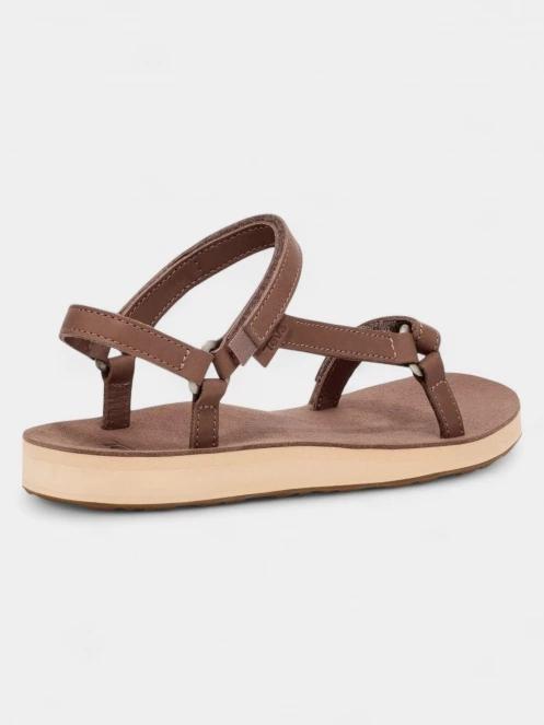 Teva Original Universal Slim Lea női szandál barna színben 5