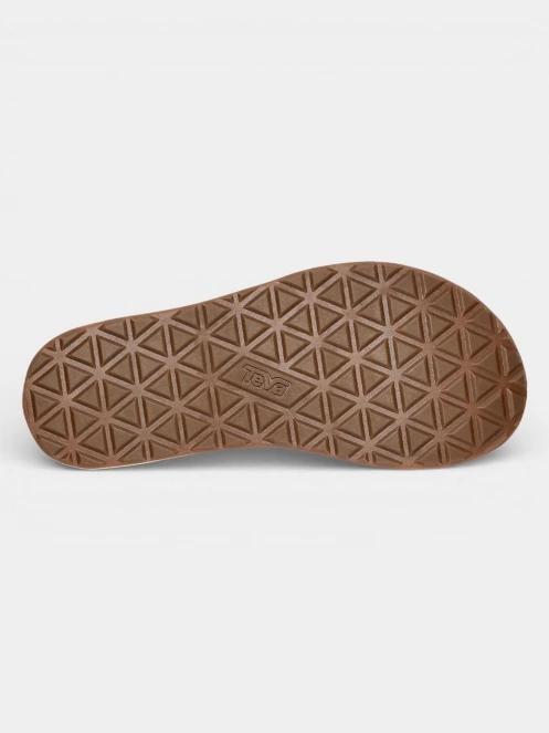 Teva Original Universal Slim Lea női szandál barna színben 7