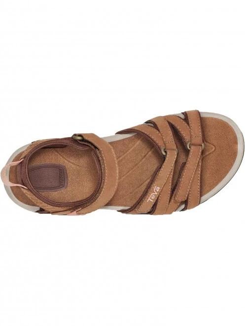 Teva Tirra Leather női szandál barna színben 6