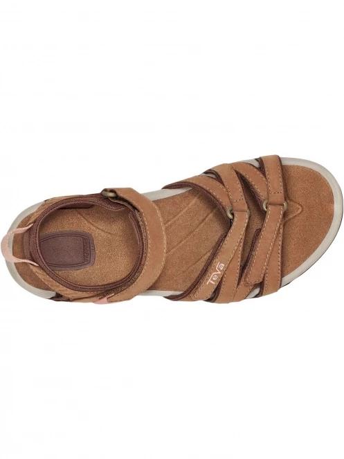 Teva Tirra Leather női szandál barna színben 6