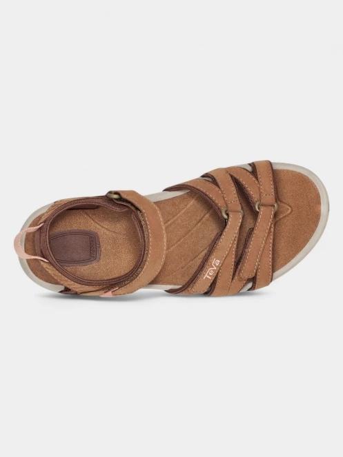 Teva Tirra Leather női szandál barna színben 6
