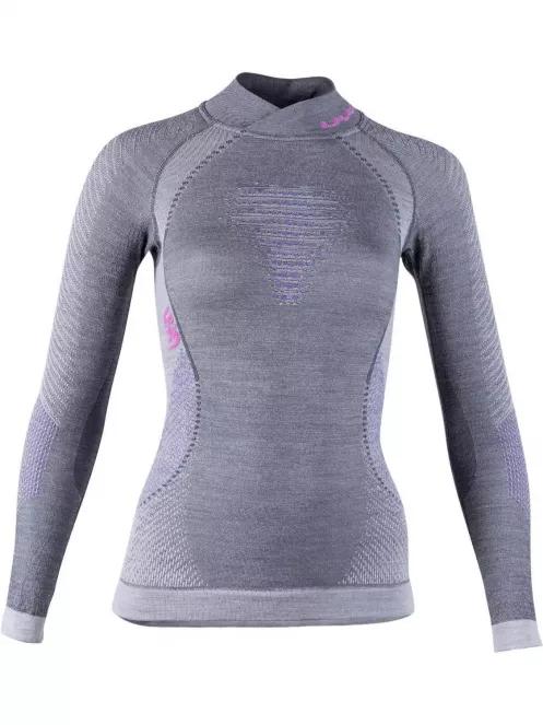 UYN Lady Fusyon Uw Shirt Lg Sl Turtleneck női aláöltöző felső szürke színben 2