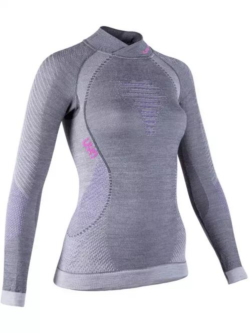 UYN Lady Fusyon Uw Shirt Lg Sl Turtleneck női aláöltöző felső szürke színben 3