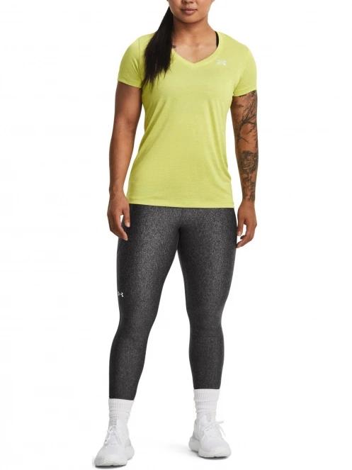 Under Armour Tech Ssv - Twist női rövid ujjú sport póló sárga színben 4