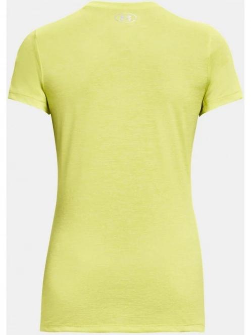 Under Armour Tech Ssv - Twist női rövid ujjú sport póló sárga színben 7