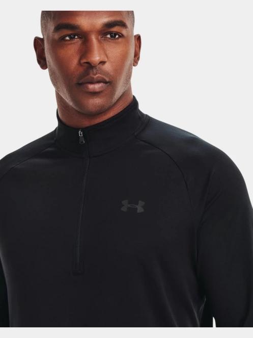 Under Armour UA Tech 2.0 1/2 Zip férfi hosszú ujjú sport póló fekete színben 5