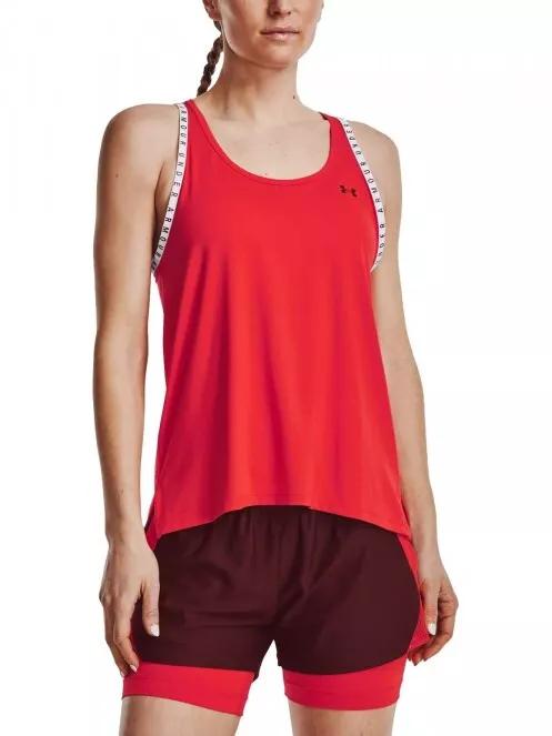 Under Armour Ua Knockout Tank női rövid ujjú sport póló piros színben 2