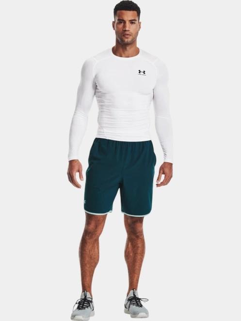 Under Armour UA HG Armour Comp LS férfi hosszú ujjú sport póló fehér színben 4