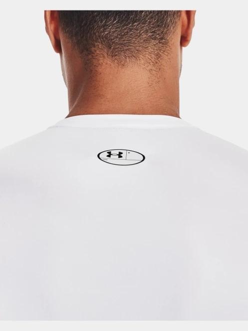 Under Armour UA HG Armour Comp LS férfi hosszú ujjú sport póló fehér színben 5
