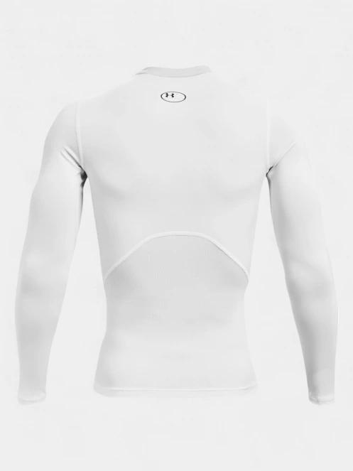 Under Armour UA HG Armour Comp LS férfi hosszú ujjú sport póló fehér színben 8