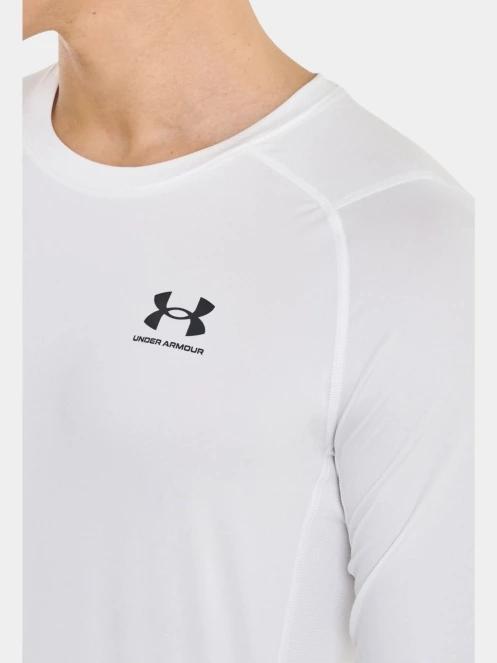 Under Armour UA HG Armour Comp LS férfi hosszú ujjú sport póló fehér színben 6