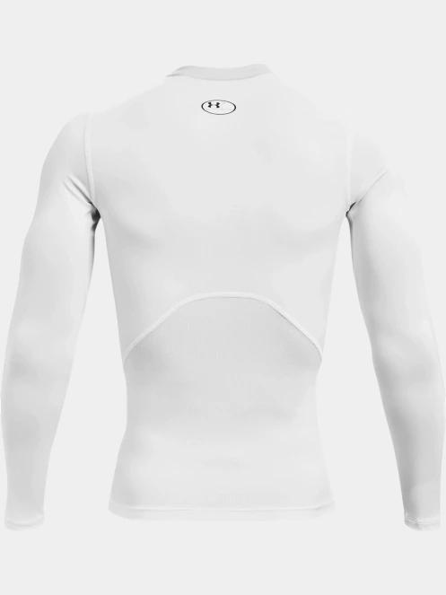 Under Armour UA HG Armour Comp LS férfi hosszú ujjú sport póló fehér színben 8