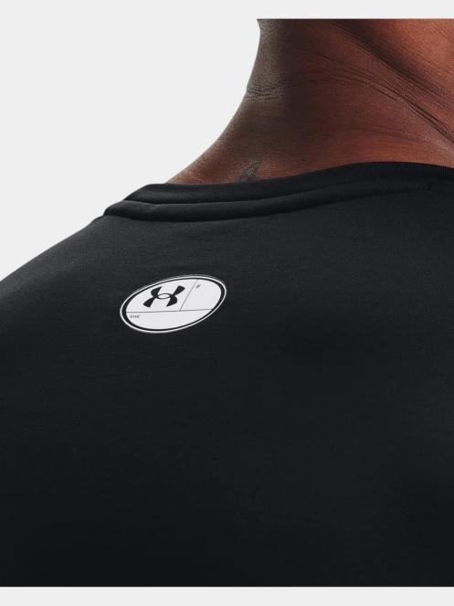 Under Armour UA CG Armour Fitted Crew férfi hosszú ujjú sport póló fekete színben 5