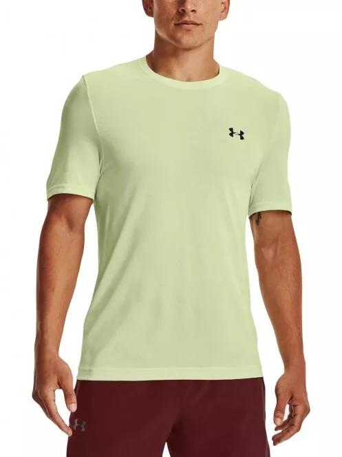 Under Armour Ua Seamless Radial Ss férfi rövid ujjú sport póló zöld színben 2